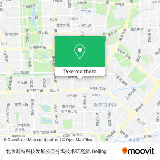 北京新特科技发展公司分离技术研究所 map