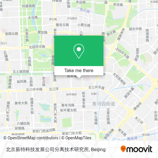 北京新特科技发展公司分离技术研究所 map