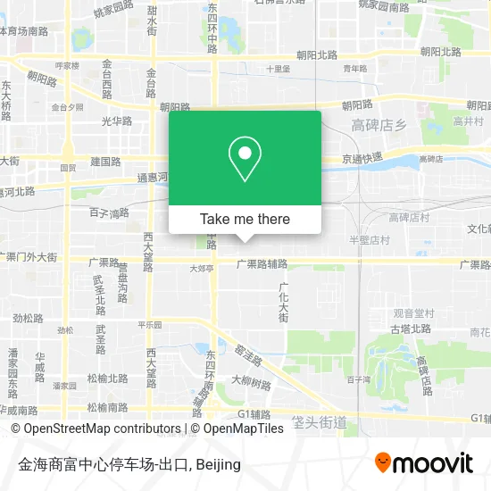 金海商富中心停车场-出口 map