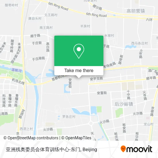 亚洲残奥委员会体育训练中心-东门 map