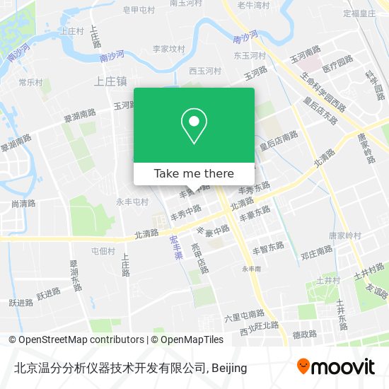 北京温分分析仪器技术开发有限公司 map