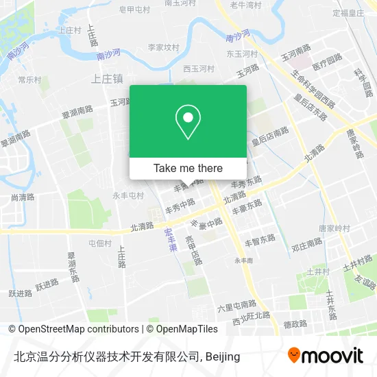 北京温分分析仪器技术开发有限公司 map