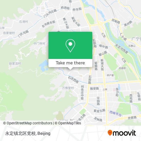 永定镇北区党校 map