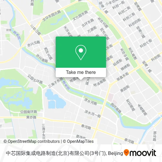 中芯国际集成电路制造(北京)有限公司(3号门) map