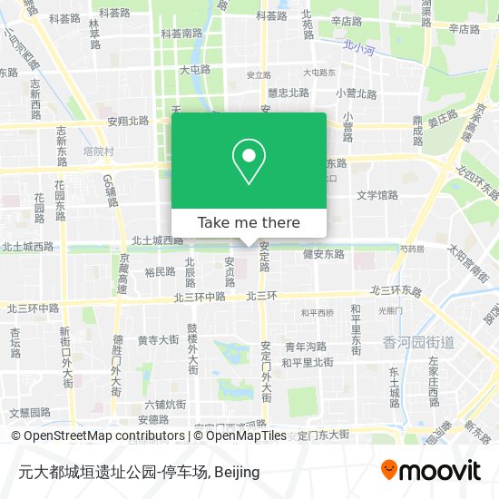 元大都城垣遗址公园-停车场 map