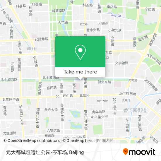 元大都城垣遗址公园-停车场 map
