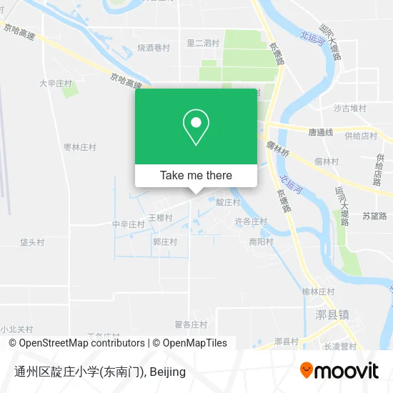 通州区靛庄小学(东南门) map