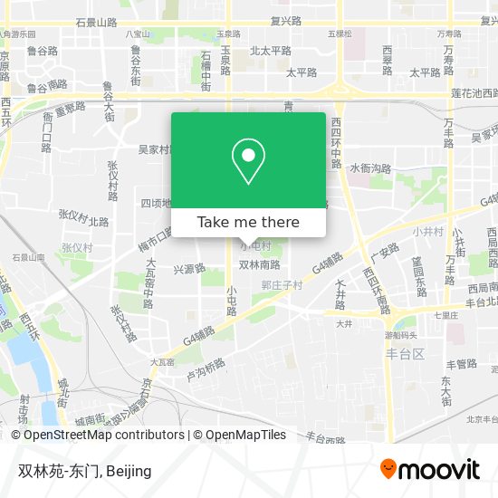 双林苑-东门 map