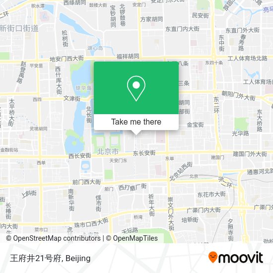 王府井21号府 map
