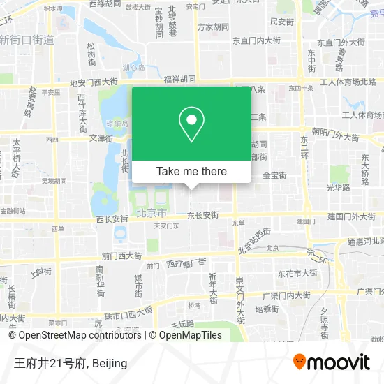 王府井21号府 map