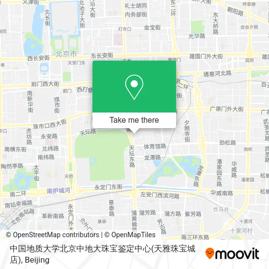 中国地质大学北京中地大珠宝鉴定中心(天雅珠宝城店) map