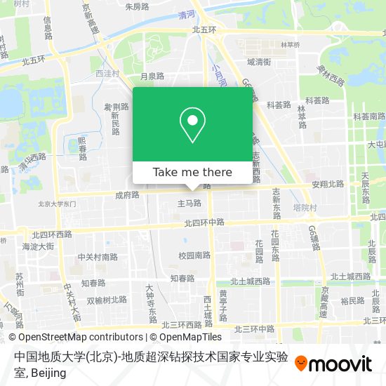 中国地质大学(北京)-地质超深钻探技术国家专业实验室 map