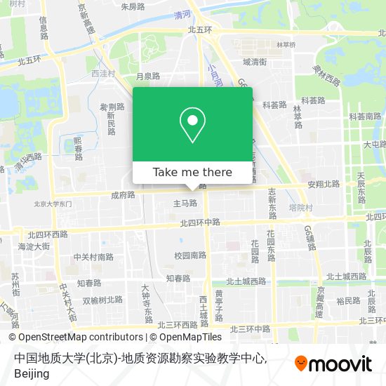 中国地质大学(北京)-地质资源勘察实验教学中心 map