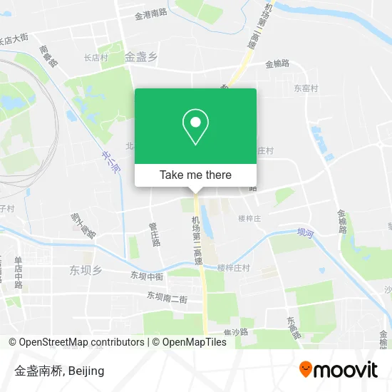 金盏南桥 map