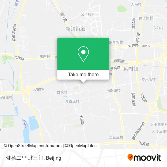 健德二里-北三门 map