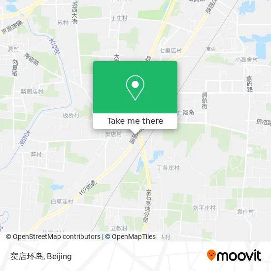 窦店环岛 map