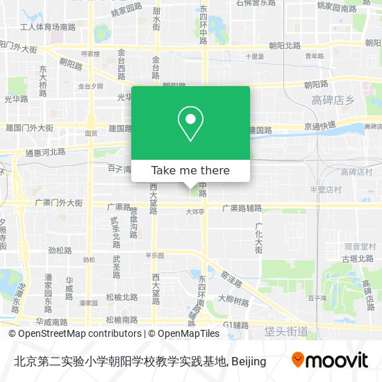 北京第二实验小学朝阳学校教学实践基地 map