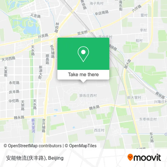 安能物流(庆丰路) map