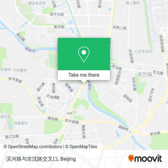 滨河路与京沈路交叉口 map
