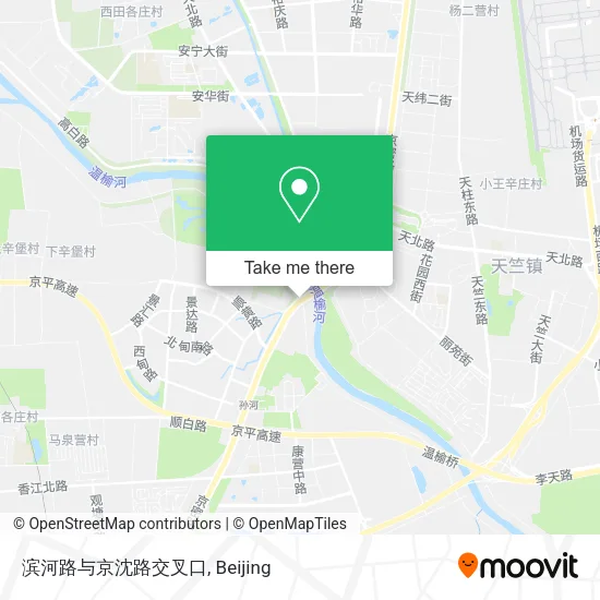 滨河路与京沈路交叉口 map