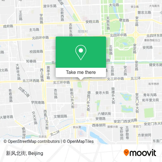 新风北街 map