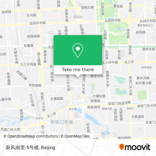新风南里-5号楼 map