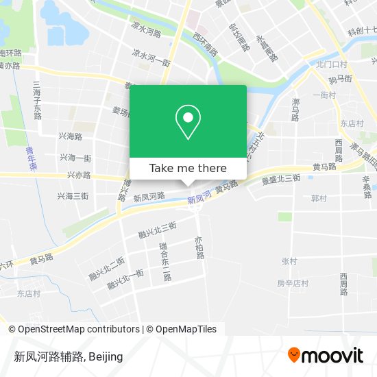 新凤河路辅路 map