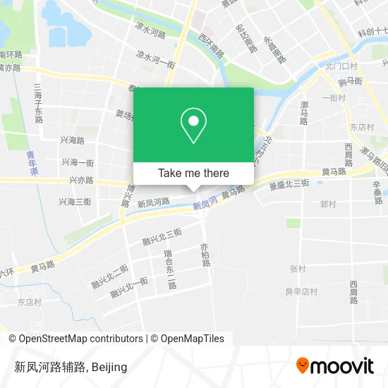 新凤河路辅路 map