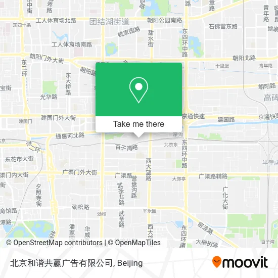 北京和谐共赢广告有限公司 map