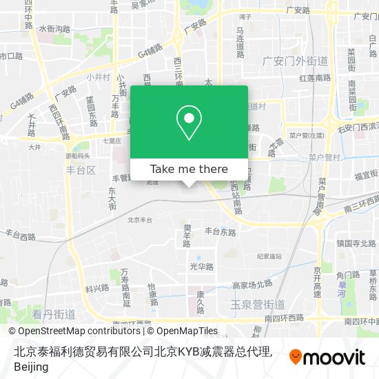 北京泰福利德贸易有限公司北京KYB减震器总代理 map