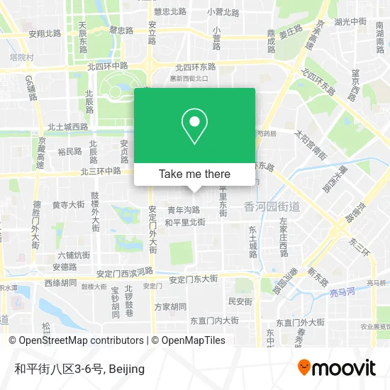 和平街八区3-6号 map