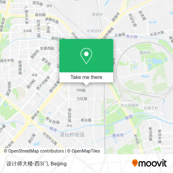设计师大楼-西3门 map