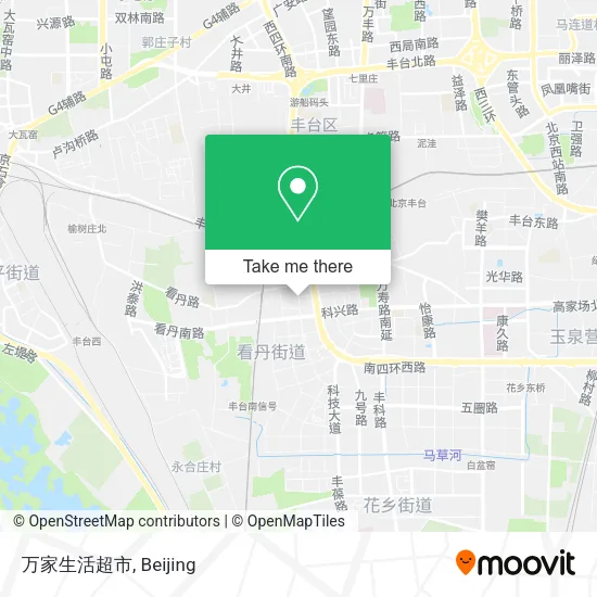 万家生活超市 map