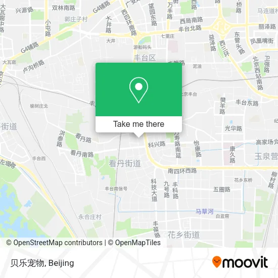 贝乐宠物 map