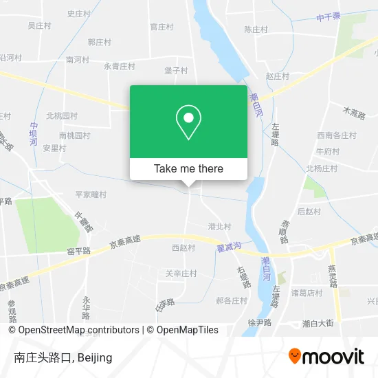 南庄头路口 map