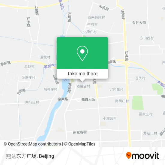 燕达东方广场 map