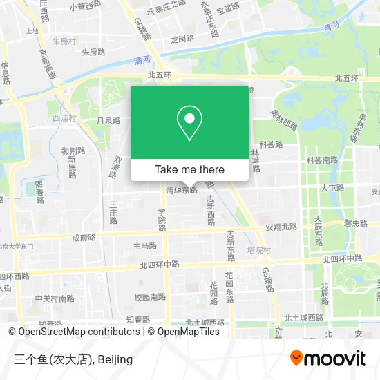 三个鱼(农大店) map