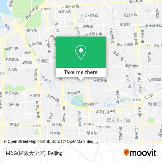 M&G(民族大学店) map