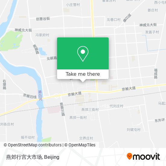燕郊行宫大市场 map