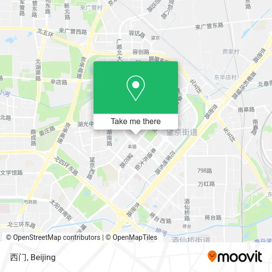 西门 map