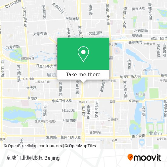 阜成门北顺城街 map