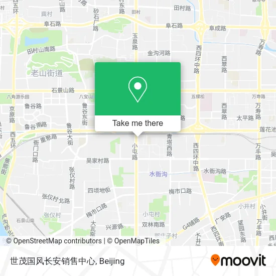 世茂国风长安销售中心 map