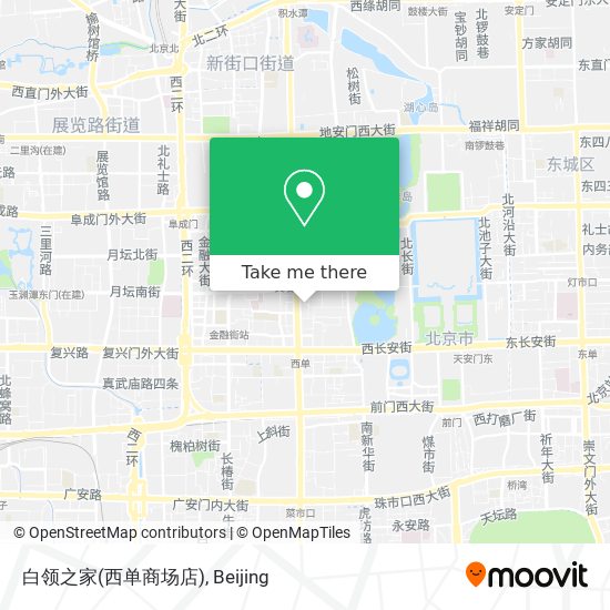 白领之家(西单商场店) map