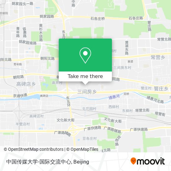 中国传媒大学-国际交流中心 map