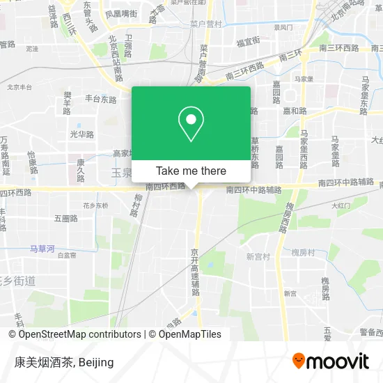康美烟酒茶 map