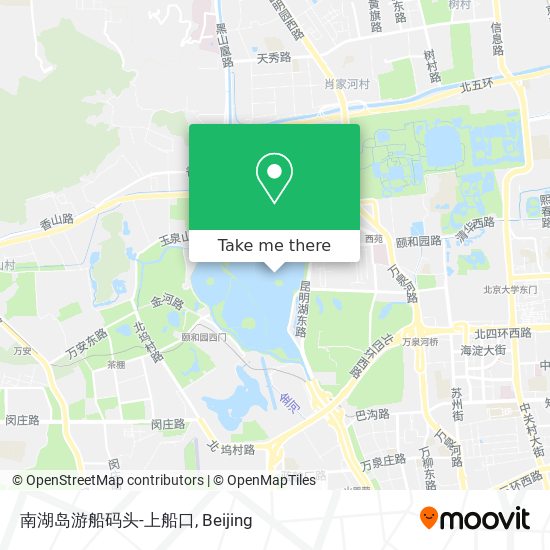 南湖岛游船码头-上船口 map