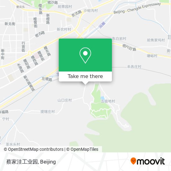 蔡家洼工业园 map