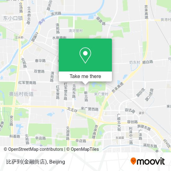 比萨到(金融街店) map