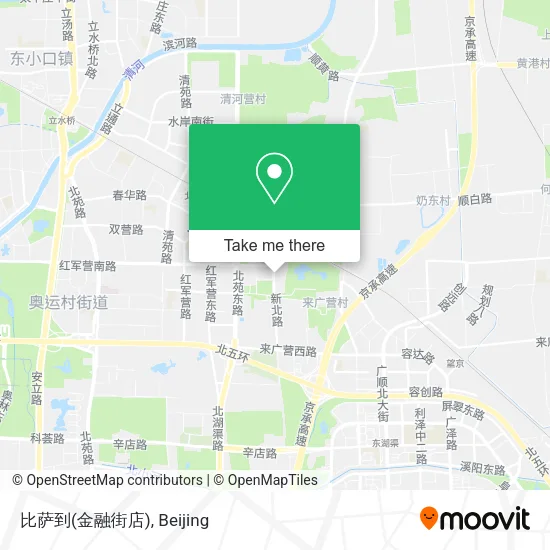 比萨到(金融街店) map