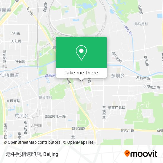 老牛照相速印店 map